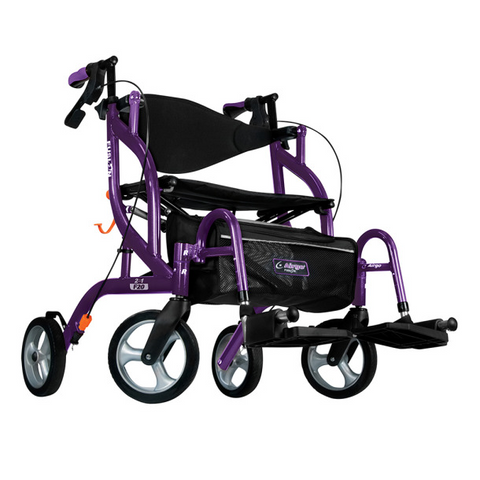 Airgo Fusion F20 Side-Folding Rollator & Transport Chair