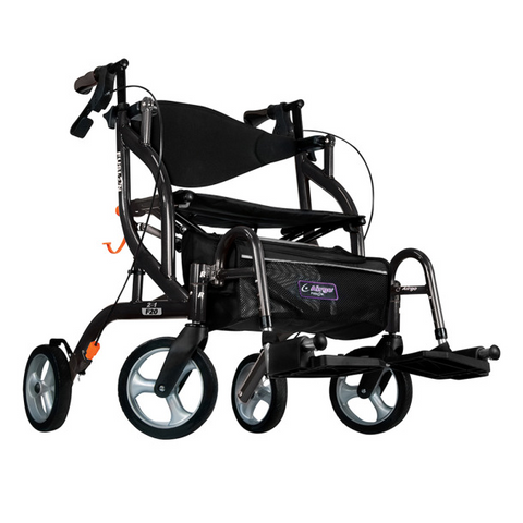 Airgo Fusion F20 Side-Folding Rollator & Transport Chair